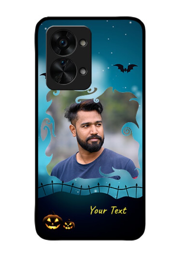 OnePlus Nord 2T 5G Custom Glass Phone Case - Halloween frame design