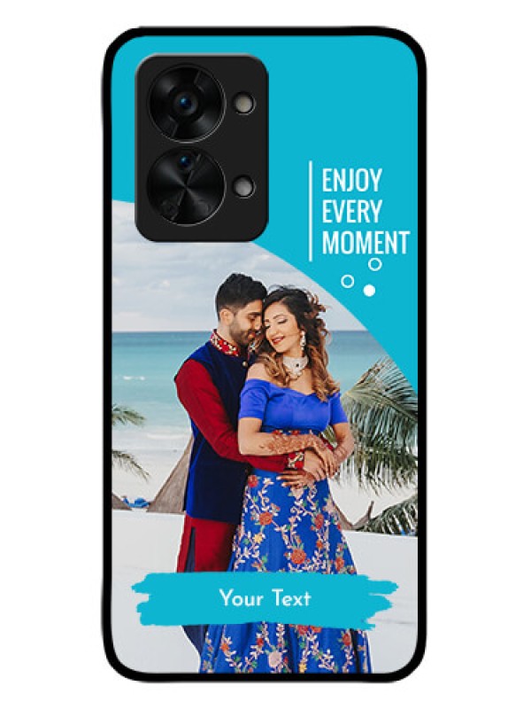 Custom OnePlus Nord 2T 5G Custom Glass Mobile Case - Happy Moment Design