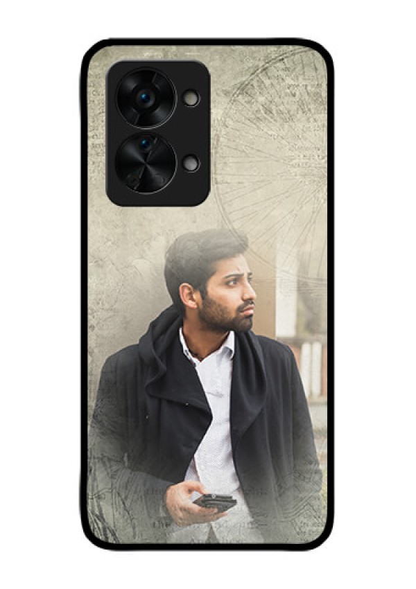 OnePlus Nord 2T 5G Custom Glass Phone Case - with vintage design