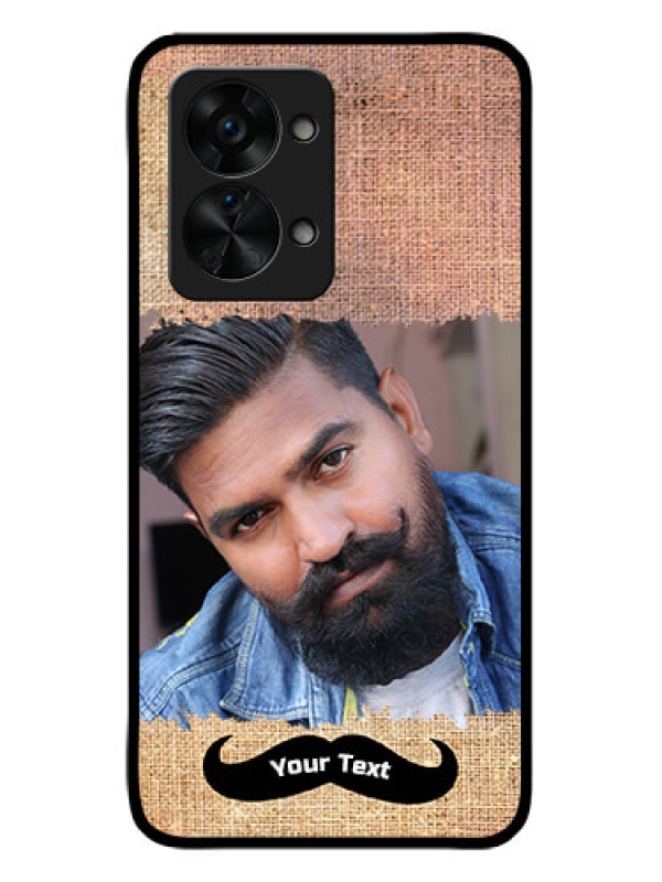 Custom OnePlus Nord 2T 5G Personalized Glass Phone Case - with Texture Design