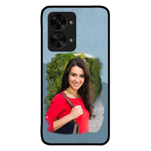 OnePlus Nord 2T 5G Custom Glass Mobile Case - Grunge Line Art Design