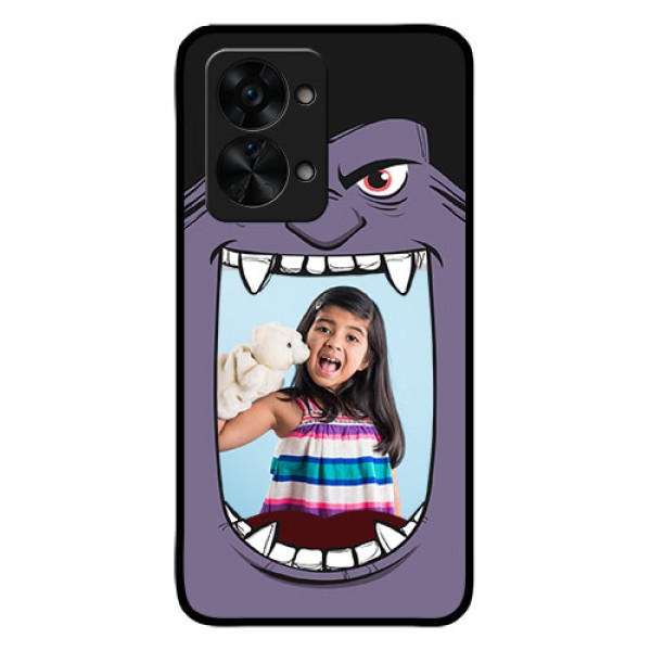 OnePlus Nord 2T 5G Custom Glass Phone Case - Angry Monster Design