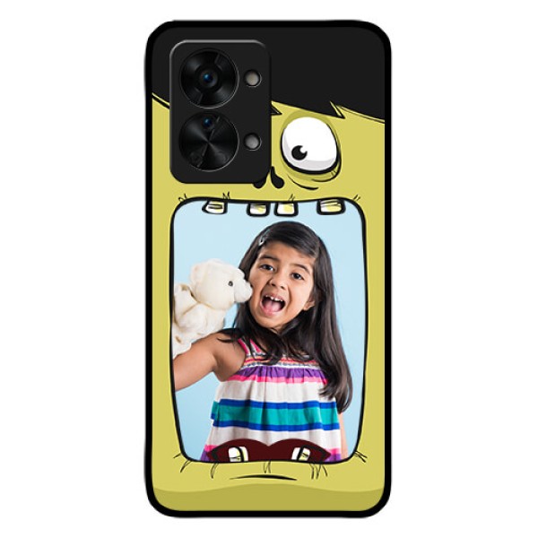 OnePlus Nord 2T 5G Personalized Glass Phone Case - Cartoon monster back case Design OnePlus Nord 2T 5G Personalized Glass Phone Case - Cartoon monster back case Design