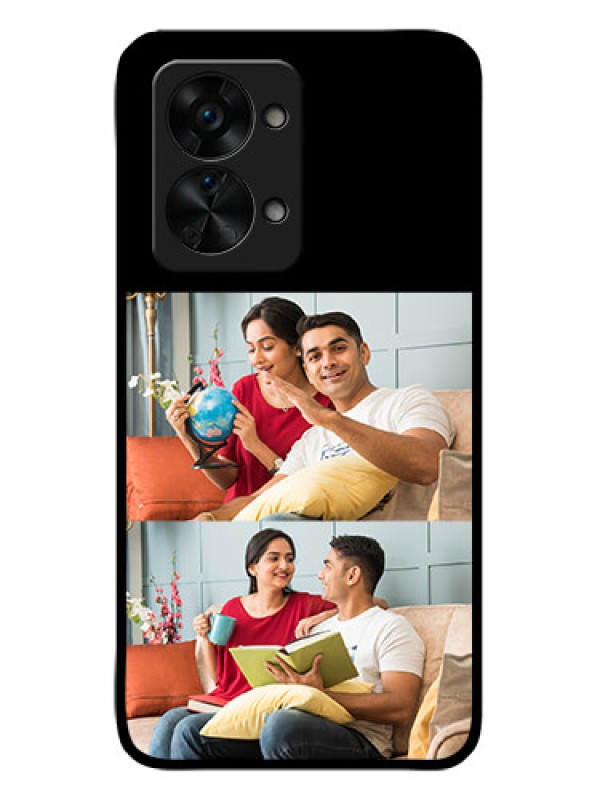 Custom OnePlus Nord 2T 5G 2 Images on Glass Phone Cover