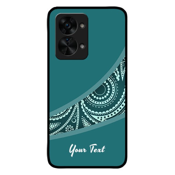OnePlus Nord 2T 5G Photo Printing on Glass Case - semi visible floral Design OnePlus Nord 2T 5G Photo Printing on Glass Case - semi visible floral Design