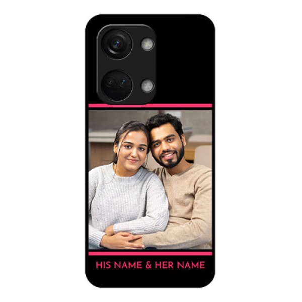 OnePlus Nord 3 5G Custom Glass Mobile Case - with Add Text Design