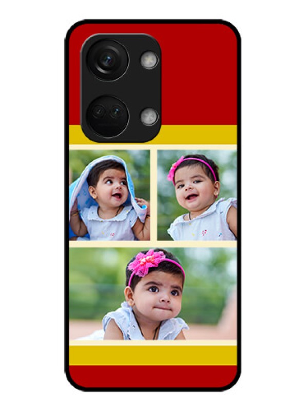 Custom OnePlus Nord 3 5G Custom Glass Mobile Case - Multiple Pic Upload Design