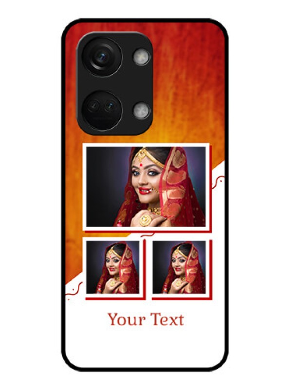 Custom OnePlus Nord 3 5G Custom Glass Phone Case - Wedding Memories Design