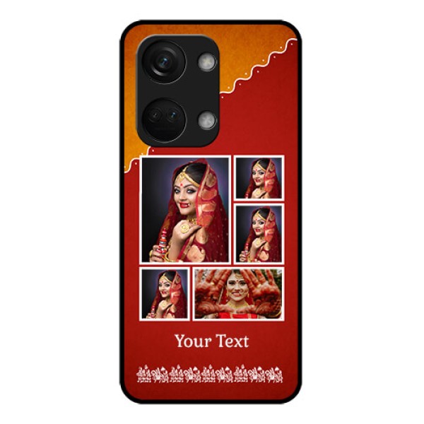 OnePlus Nord 3 5G Personalized Glass Phone Case - Wedding Pic Upload Design