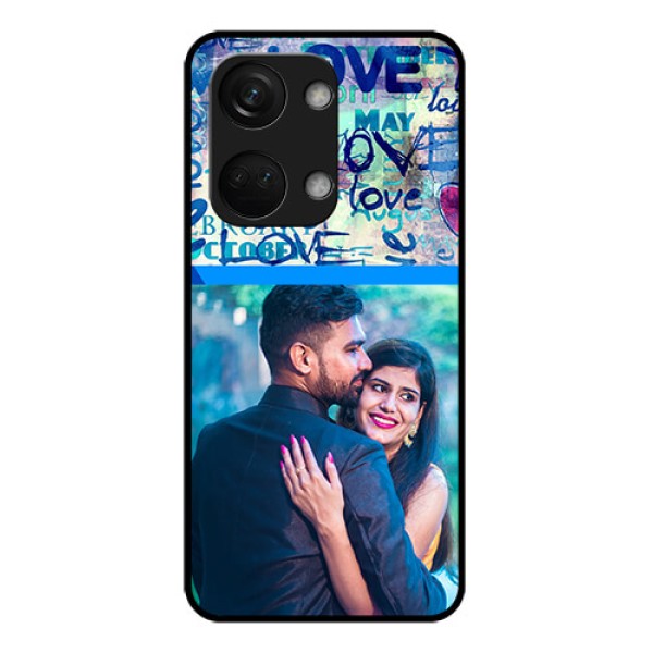 OnePlus Nord 3 5G Custom Glass Mobile Case - Colorful Love Design