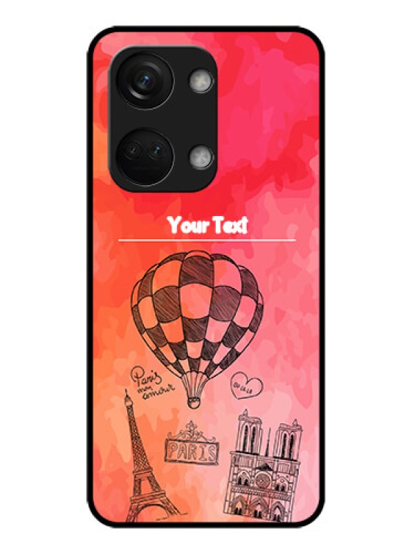 Custom OnePlus Nord 3 5G Custom Glass Phone Case - Paris Theme Design