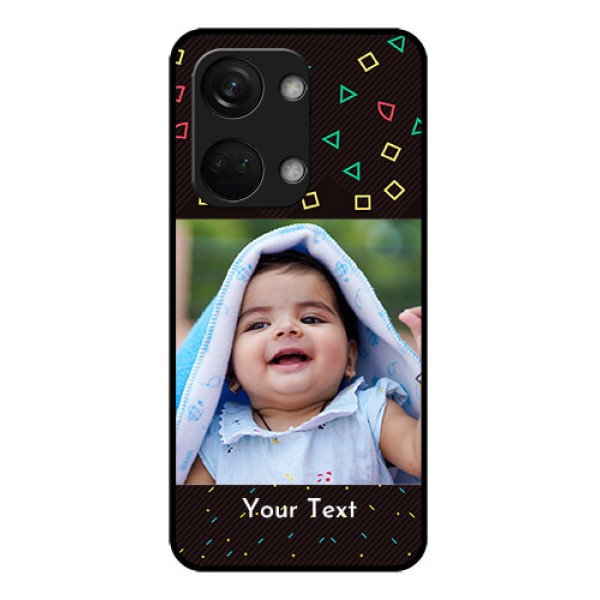 OnePlus Nord 3 5G Custom Glass Phone Case - with confetti birthday design OnePlus Nord 3 5G Custom Glass Phone Case - with confetti birthday design