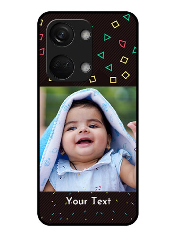 Custom OnePlus Nord 3 5G Custom Glass Phone Case - with confetti birthday design