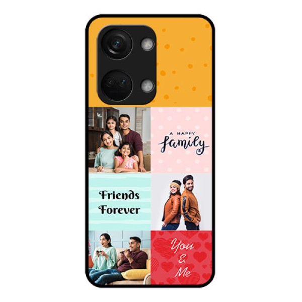 OnePlus Nord 3 5G Personalized Glass Phone Case - Images with Quotes Design