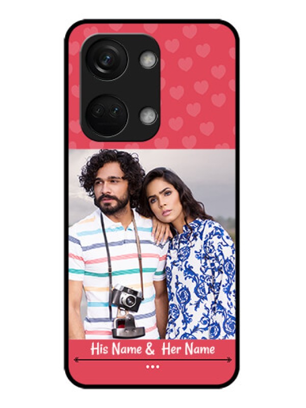 Custom OnePlus Nord 3 5G Photo Printing on Glass Case - Simple Love Design