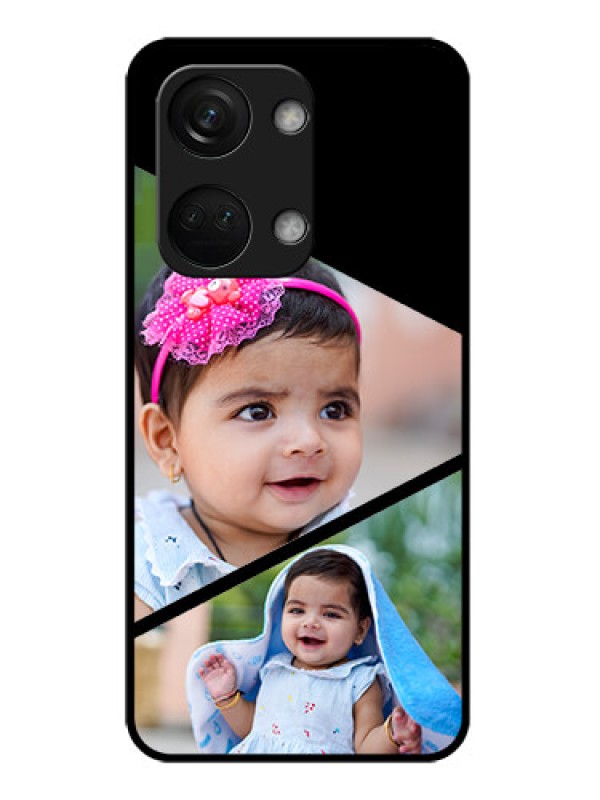 Custom OnePlus Nord 3 5G Custom Glass Phone Case - Semi Cut Design