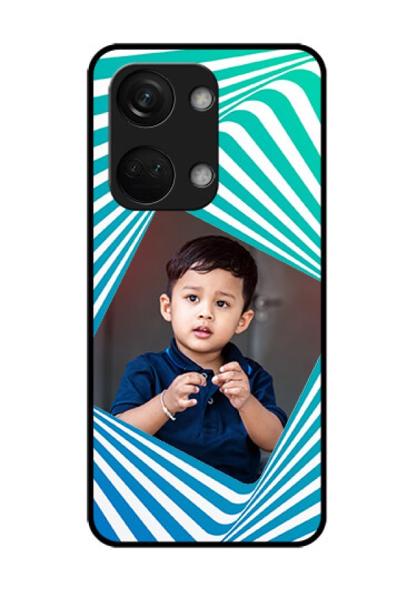 OnePlus Nord 3 5G Personalized Glass Phone Case - Abstract Spiral Design