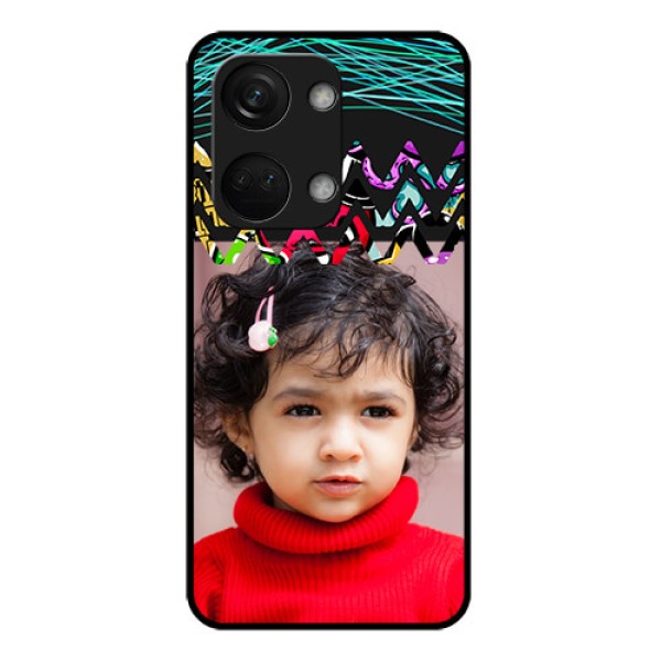 OnePlus Nord 3 5G Personalized Glass Phone Case - Neon Abstract Design