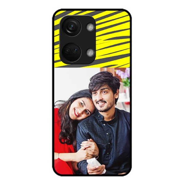 OnePlus Nord 3 5G Photo Printing on Glass Case - Yellow Abstract Design OnePlus Nord 3 5G Photo Printing on Glass Case - Yellow Abstract Design