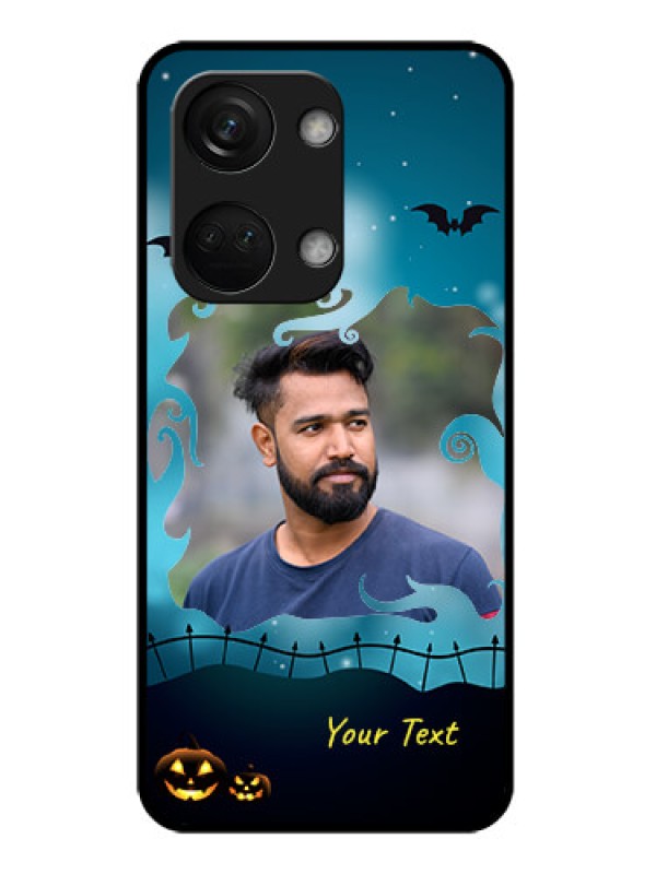 Custom OnePlus Nord 3 5G Custom Glass Phone Case - Halloween frame design