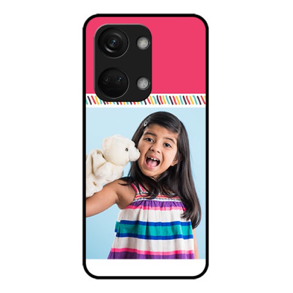 OnePlus Nord 3 5G Personalized Glass Phone Case - Line art design