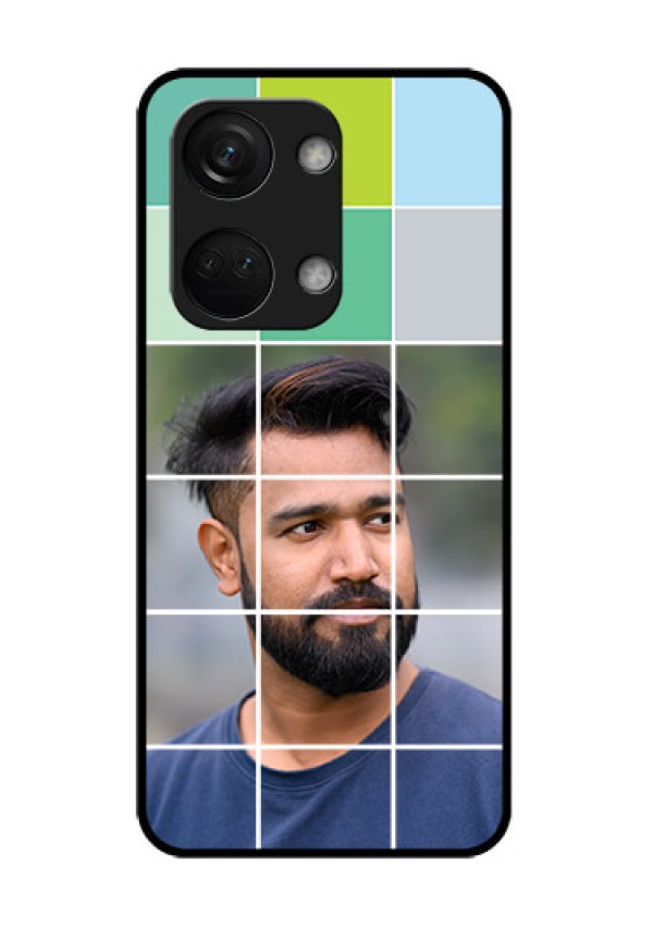 OnePlus Nord 3 5G Photo Printing on Glass Case - with white box pattern