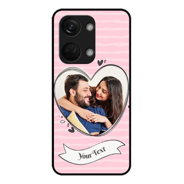 OnePlus Nord 3 5G Custom Glass Phone Case - Vintage Heart Design