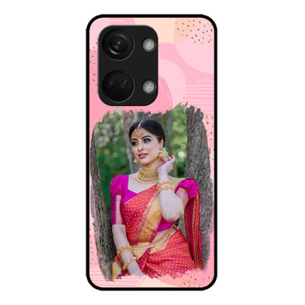 OnePlus Nord 3 5G Personalized Glass Phone Case - Gold Glitter Splash Design OnePlus Nord 3 5G Personalized Glass Phone Case - Gold Glitter Splash Design