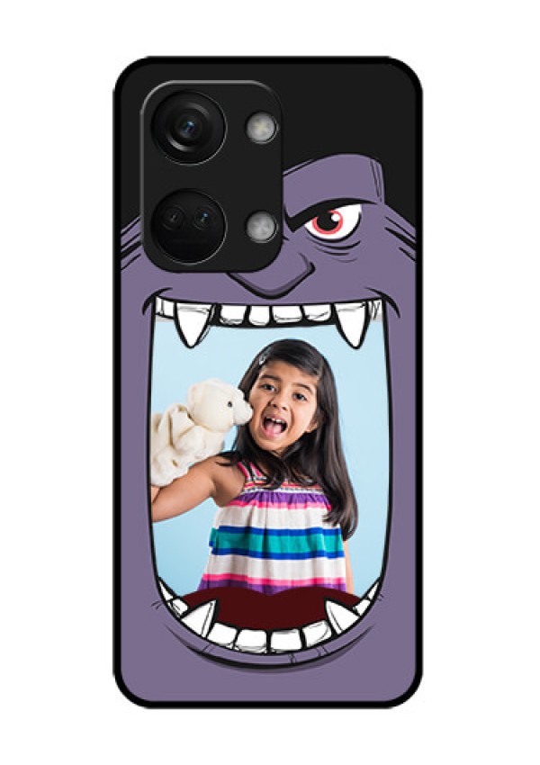OnePlus Nord 3 5G Custom Glass Phone Case - Angry Monster Design