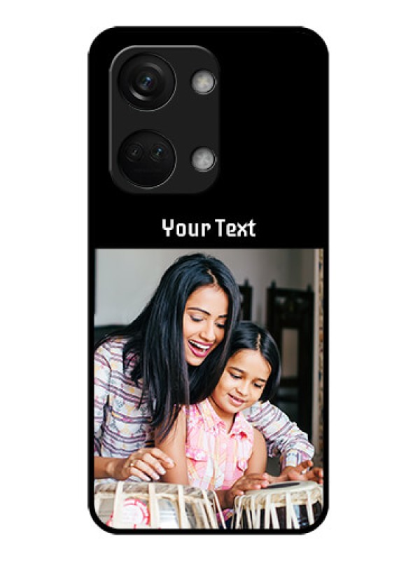 Custom OnePlus Nord 3 5G Photo with Name on Glass Phone Case