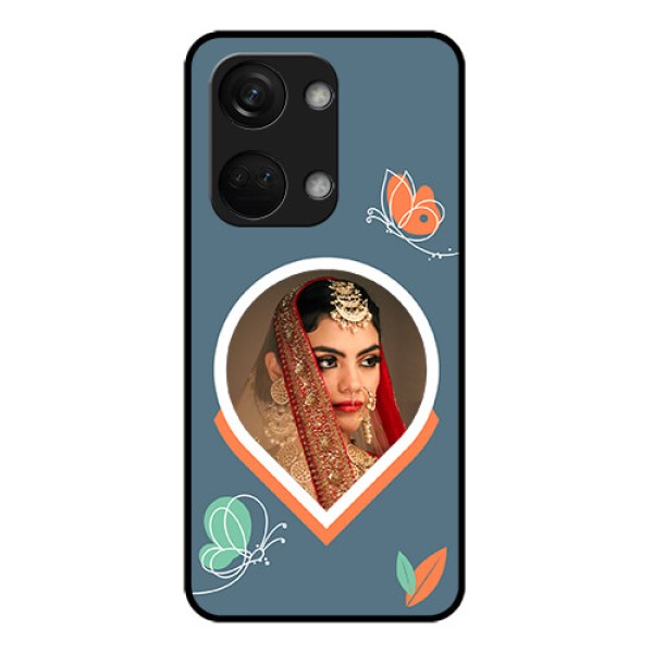 OnePlus Nord 3 5G Custom Glass Mobile Case - Droplet Butterflies Design