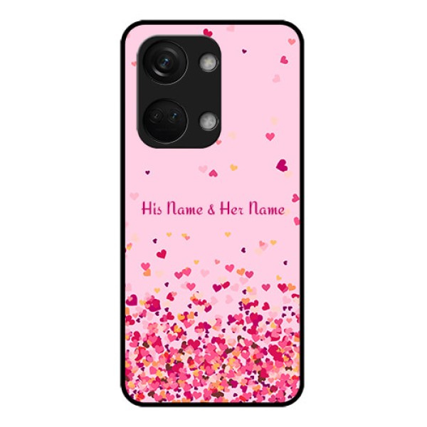 OnePlus Nord 3 5G Photo Printing on Glass Case - Floating Hearts Design OnePlus Nord 3 5G Photo Printing on Glass Case - Floating Hearts Design