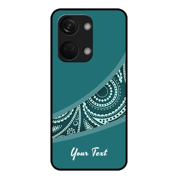 OnePlus Nord 3 5G Photo Printing on Glass Case - semi visible floral Design OnePlus Nord 3 5G Photo Printing on Glass Case - semi visible floral Design