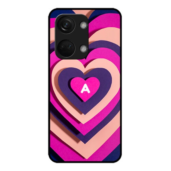 OnePlus Nord 3 5G Custom Glass Mobile Case - Cute Heart Pattern Design