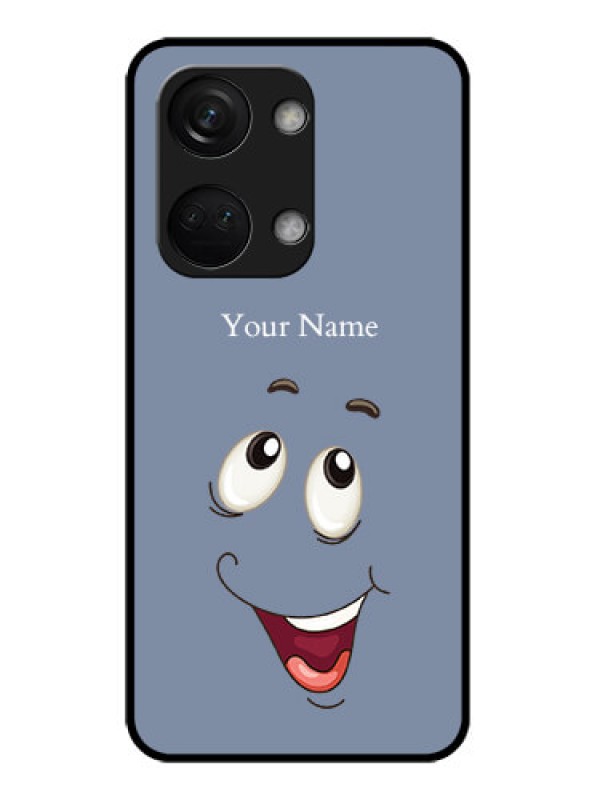 Custom OnePlus Nord 3 5G Photo Printing on Glass Case - Laughing Cartoon Face Design