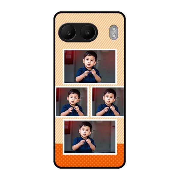 OnePlus Nord 4 5G Custom Glass Phone CaseBulk Photos Upload Design