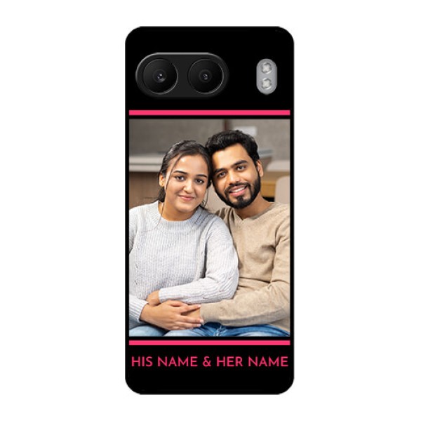 OnePlus Nord 4 5G Custom Glass Phone CaseWith Add Text Design