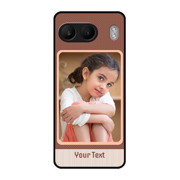 OnePlus Nord 4 5G Custom Glass Phone CaseSimple Pic Upload Design