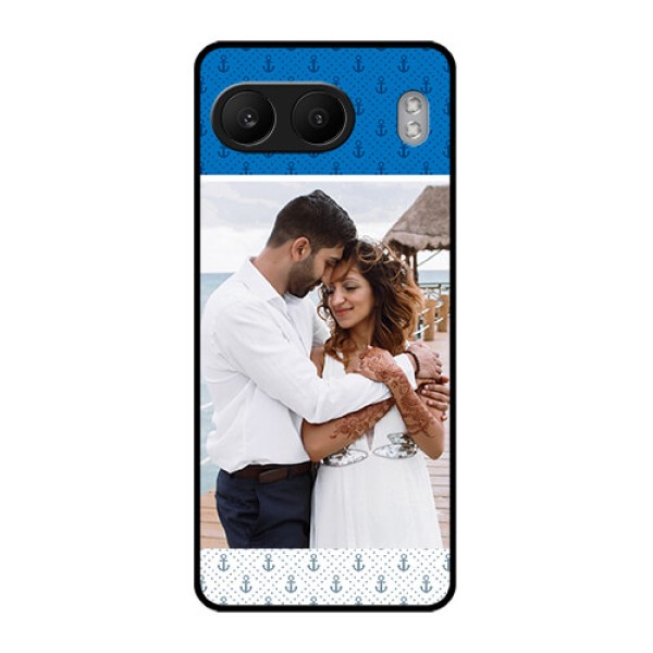 OnePlus Nord 4 5G Custom Glass Phone CaseBlue Anchors Design