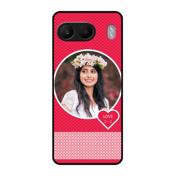 OnePlus Nord 4 5G Custom Glass Phone CasePink Color Pattern Design