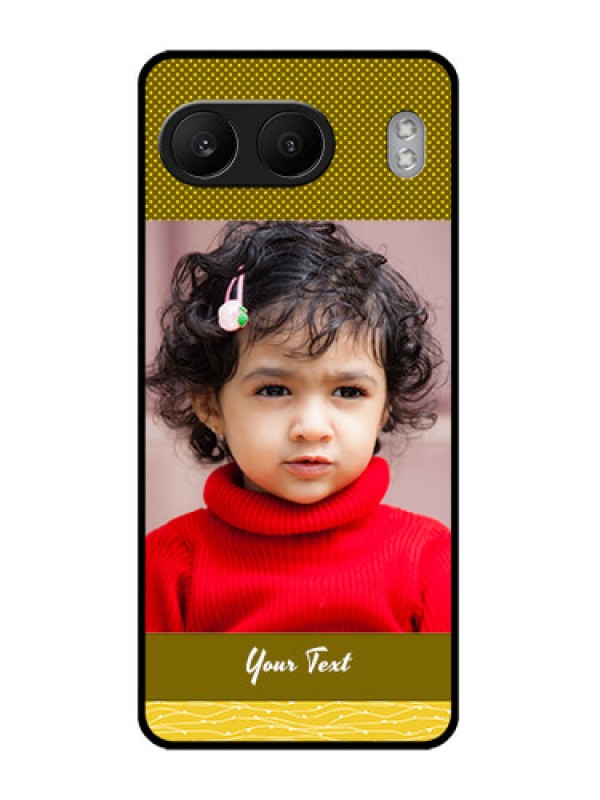 Custom OnePlus Nord 4 5G Custom Glass Phone CaseSimple Green Color Design