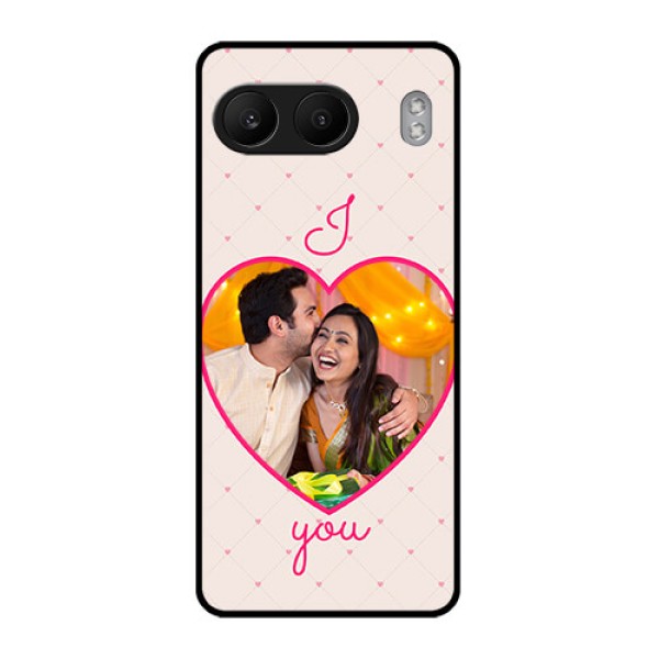OnePlus Nord 4 5G Custom Glass Phone CaseHeart Shape Design