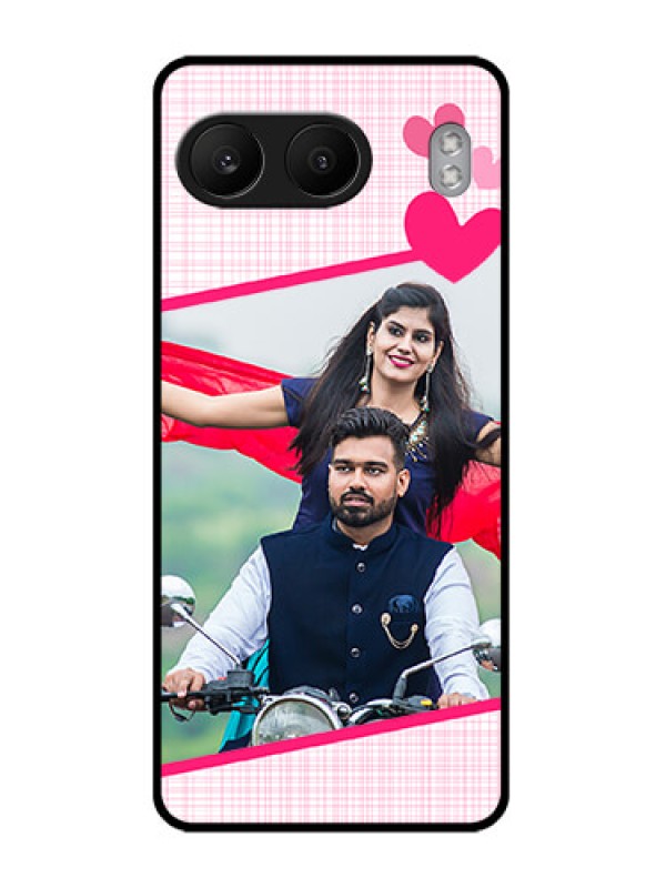 Custom OnePlus Nord 4 5G Custom Glass Phone CaseLove Shape Heart Design