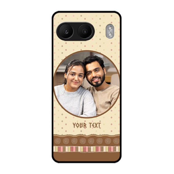 OnePlus Nord 4 5G Custom Glass Phone CaseBrown Dotted Mobile Case Design OnePlus Nord 4 5G Custom Glass Phone CaseBrown Dotted Mobile Case Design