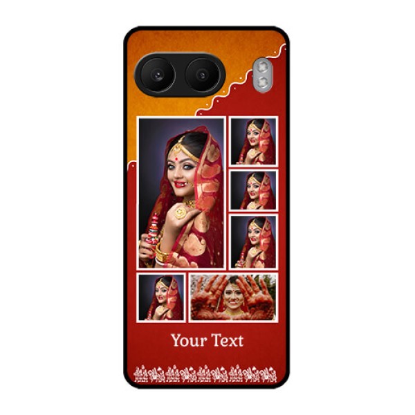 OnePlus Nord 4 5G Custom Glass Phone CaseWedding Pic Upload Design