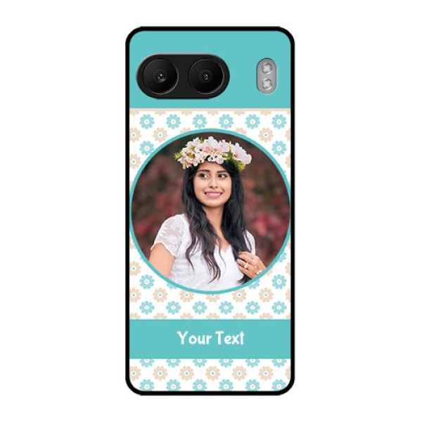 OnePlus Nord 4 5G Custom Glass Phone CaseBeautiful Flowers Design