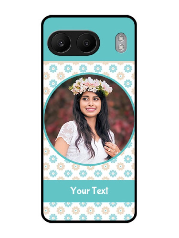 Custom OnePlus Nord 4 5G Custom Glass Phone CaseBeautiful Flowers Design