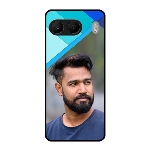 OnePlus Nord 4 5G Custom Glass Phone CaseBlue Pattern Design