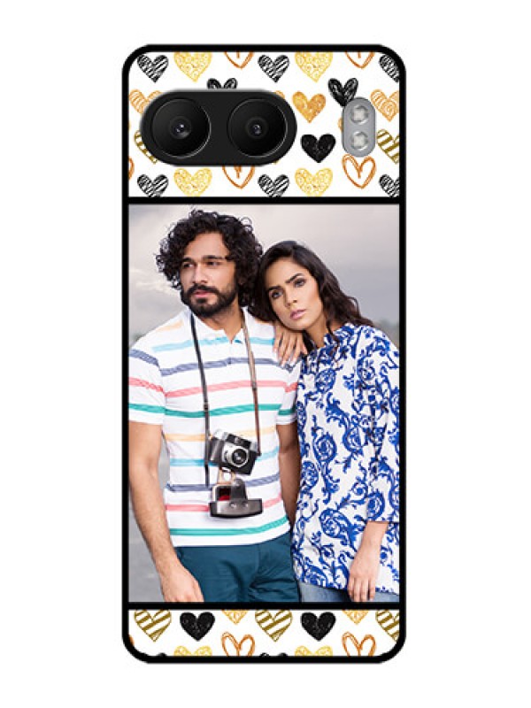 Custom OnePlus Nord 4 5G Custom Glass Phone CaseLove Symbol Design