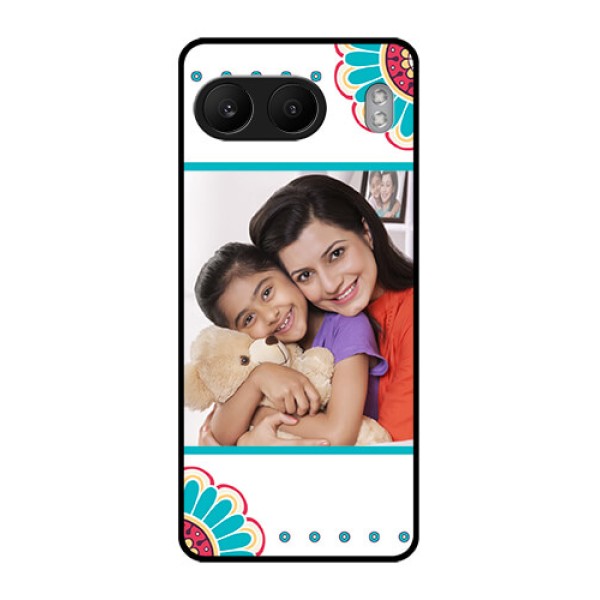 OnePlus Nord 4 5G Custom Glass Phone CaseFlower Design